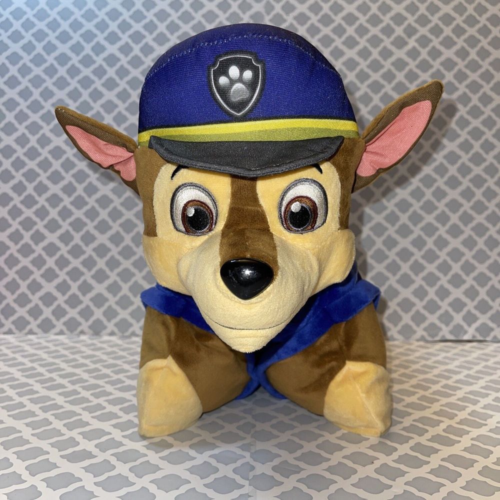 Nickelodeon Paw Patrol Pillow Pets - Chase Police Dog Stuffed Animal Plush Toy